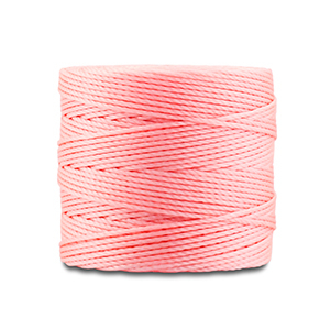 Nylon S-Lon cord 0.5mm Light Coral Pink