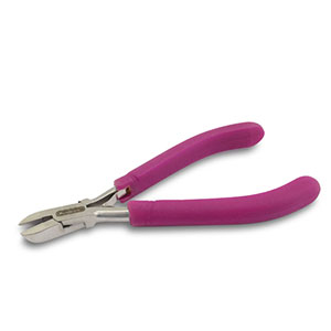 Beadalon side cutter with spring Purple-Silver
