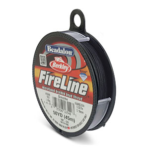 Beadalon Stringing Wire Fireline 0.18mm Black