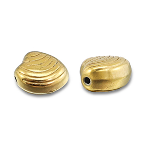 Stainless steel beads shell Gold