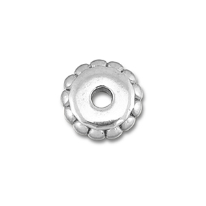 Stainless steel beads spacer 5mm Silver