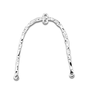 Stainless steel charms / connector arch Silver