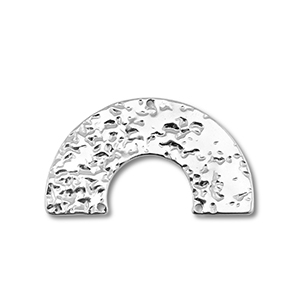 Stainless steel charms / connector arch Silver