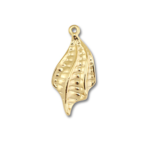 Stainless steel charms wing Gold