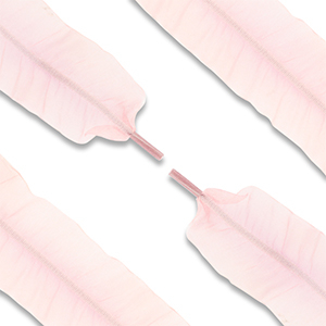 Trendy shoe laces organza Vintage Rose