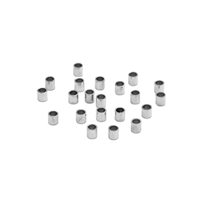 Stainless steel beads crimp bead tube 1.5mm Silver