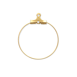 Stainless steel findings earrings charms Gold