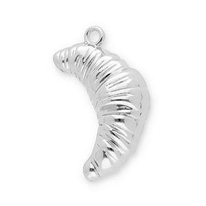 Statement charms croissant Silver