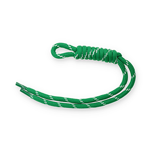 Keychain paracord Green-White