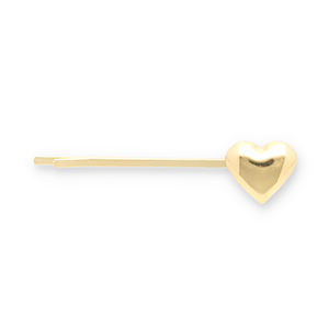 Hair accessories bobby pin heart Gold