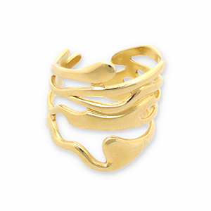 Stainless steel rings Gold