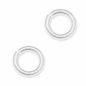 DQ European metal findings jump ring Antique Silver (Nickelfree)