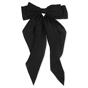 Hair accessories hair clip with bow Black