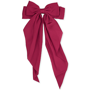 Hair accessories hair clip with bow Red