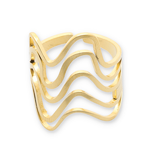 Stainless steel rings Gold