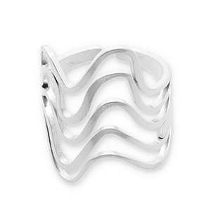 Stainless steel rings Silver