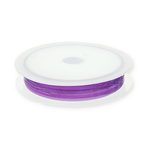 Elastic cord 0.5mm Purple