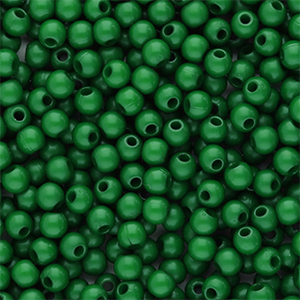 4 mm acrylic beads shiny Green
