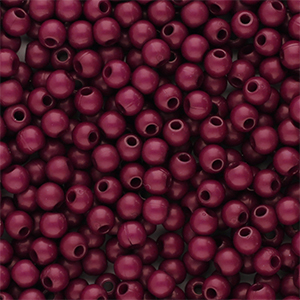 4 mm acrylic beads shiny Burgundy Brown