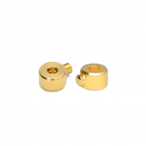 Eco-brass&reg; DQ European metal findings crimp bead tube Gold (Nickelfree)
