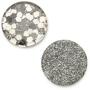 20 mm flat Polaris Elements cabochon Helios Beige