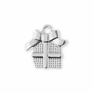 Metal charms gift Silver