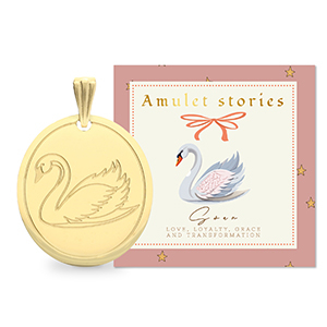 BY31&reg; Stainless steel charms swan Gold