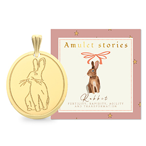 BY31&reg; Stainless steel charms rabbit Gold