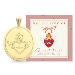BY31&reg; Stainless steel charms sacred heart Gold