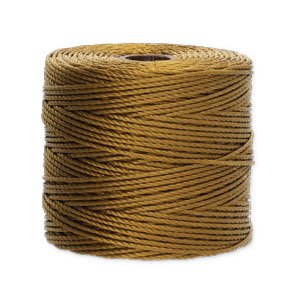Nylon S-Lon cord 0.5mm Antique Gold