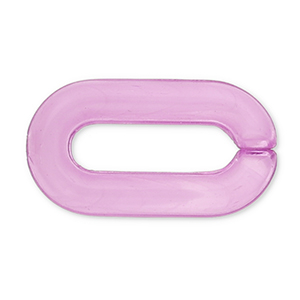 Acrylic chain 20mm loose links Lavender Purple