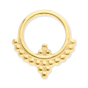 Stainless steel findings charms / connector Gold