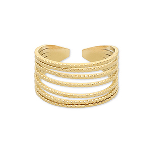 Stainless steel rings Gold