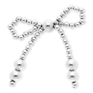 Statement charms bow Silver
