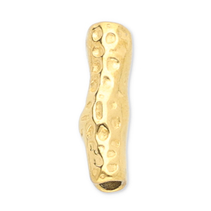 Stainless steel beads tube Gold