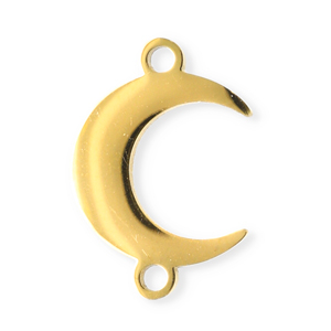 Stainless steel charms/connector horn Gold