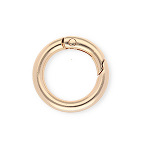Jewellery findings key chain ring Light Rose Gold