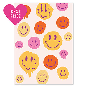BY31&reg; Jewelley cards smiley Off White-Orange-Yellow-Pink