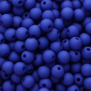 6 mm acrylic beads Royal Blue