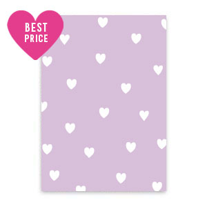 Jewellery cards hearts Lilac