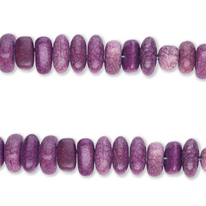 Beads Ceramic pebble-shaped Blackberry Cream