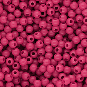 6 mm DQ acrylic beads shiny Rose Violet 17-2624 TCX