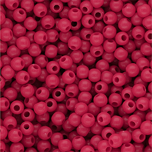 6 mm DQ acrylic beads shiny Fuchsia 17-2031 TCX