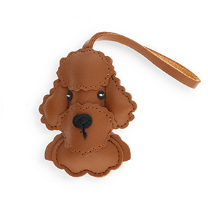 Statement charms poodle Brown-Black