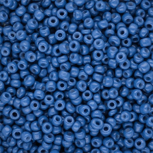 Glass seed beads 8/0 (3mm) Blue