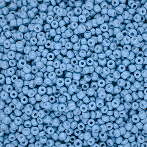 Glass seed beads 12/0 (2mm) Light Blue