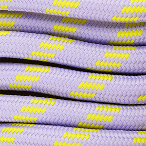 Trendy paracord 8mm Lavender purple-Yellow