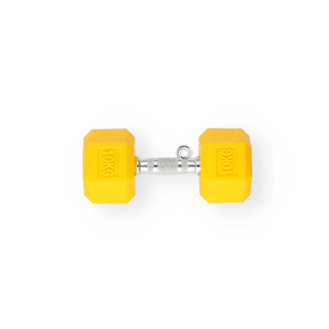 Statement charms dumbell "10kg" Dark Yellow-Silver
