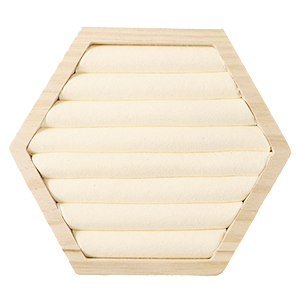 Jewellery display for rings Natural-Beige