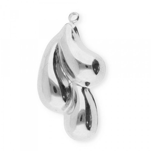 Stainless steel charms drops Silver